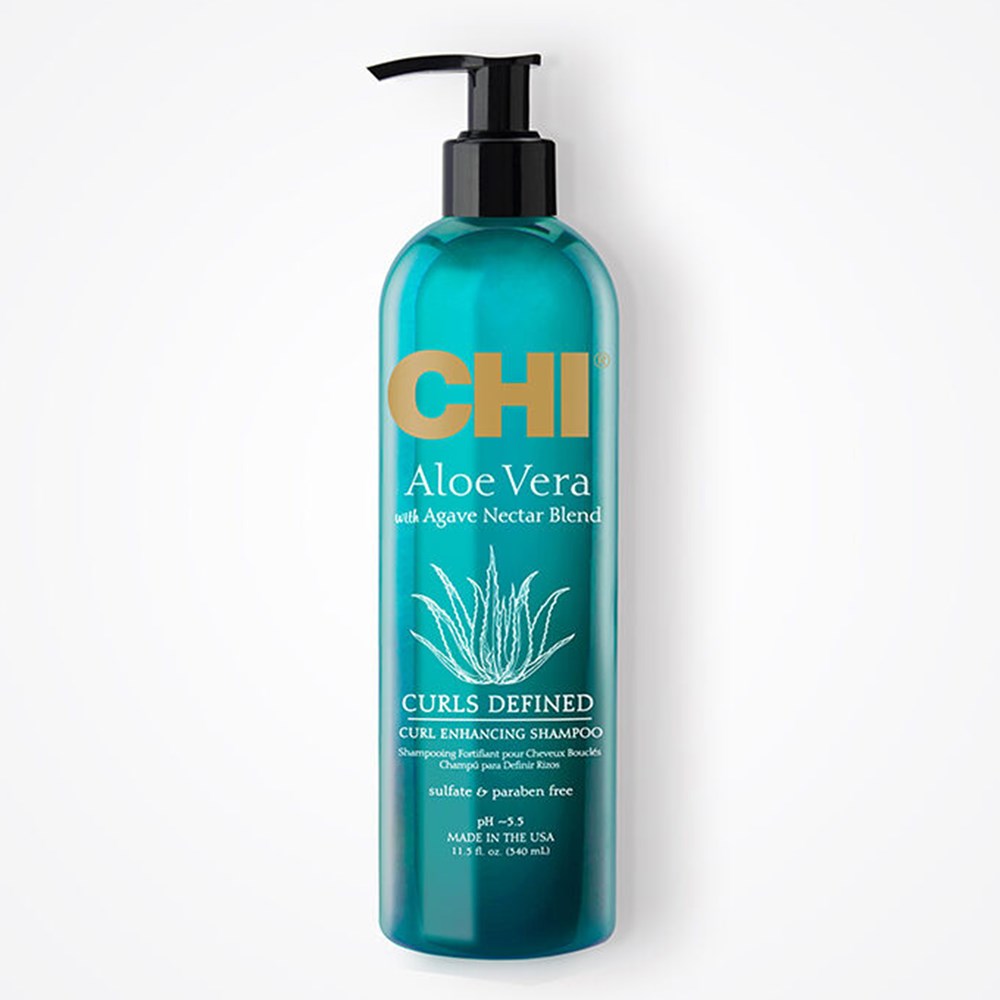White Smoke CHI Aloe Vera Curl Defined Curl Enhancing Shampoo (11.5oz)