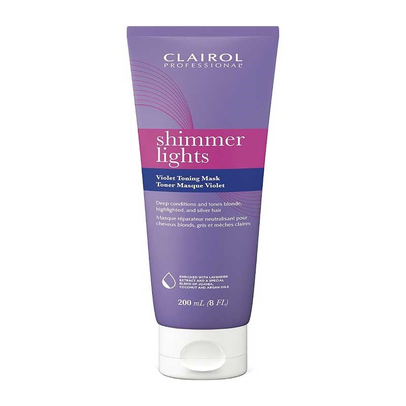 White Smoke Shimmer Lights Violet Toning Mask 200ml