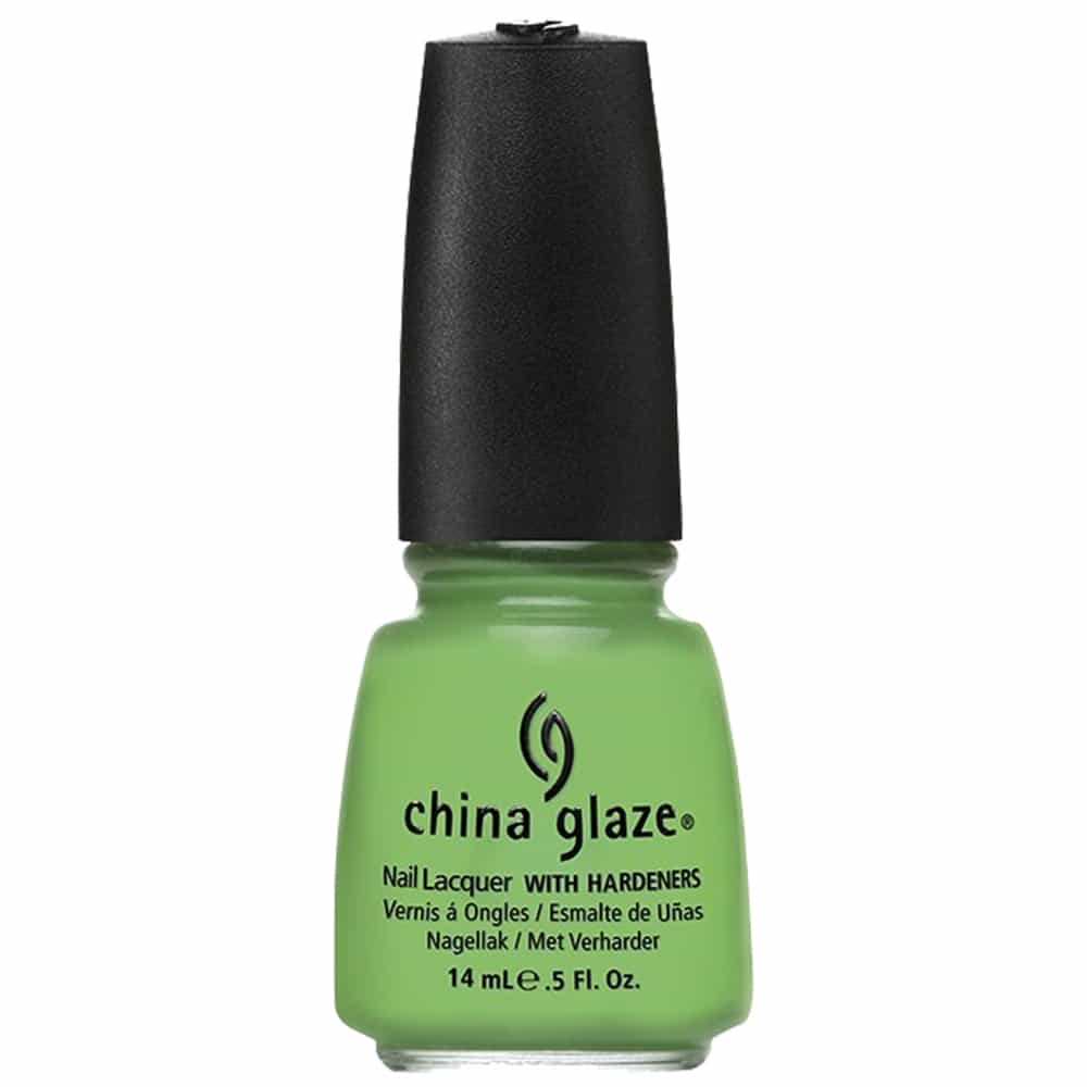 White Smoke China Glaze Gaga For Green 0.5 oz.
