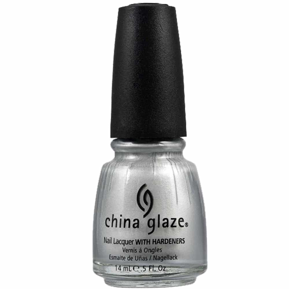 White Smoke China Glaze Metallic Platinum Silver 0.5 oz.