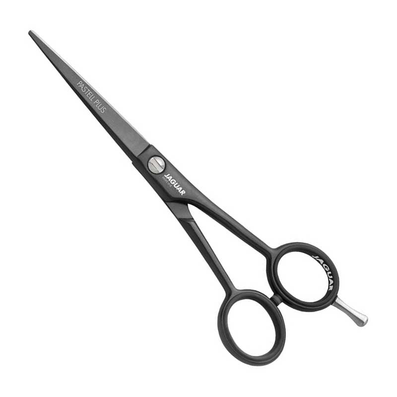 White Smoke Jaguar White Line Pastell Plus Shears 5.5in Black Lava