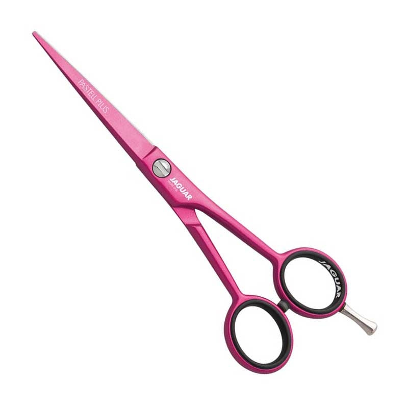 White Smoke Jaguar White Line Pastell Plus Shears 5.5in Pink Candy
