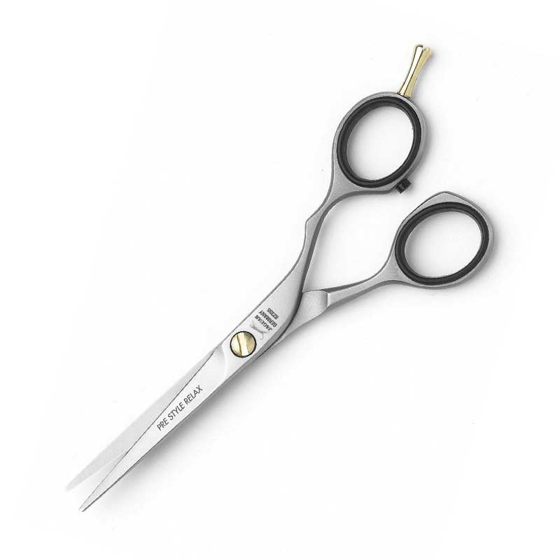 White Smoke Jaguar Pre Style Relax Offset Scissor 6in
