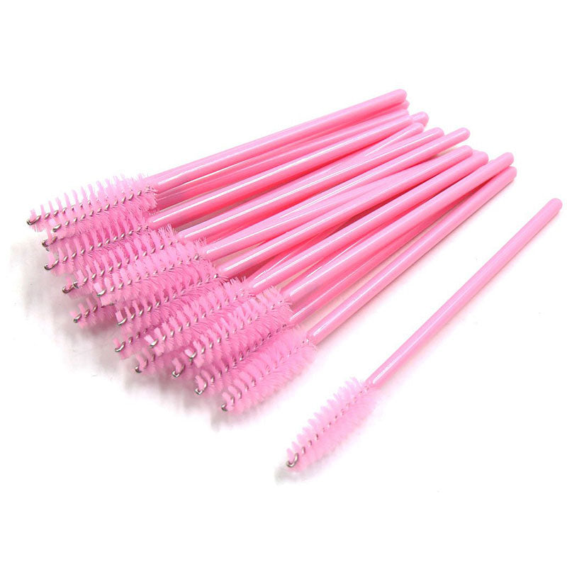 White Smoke SILKLINE – Disposable Mascara Applicators – PINK – 25/pack