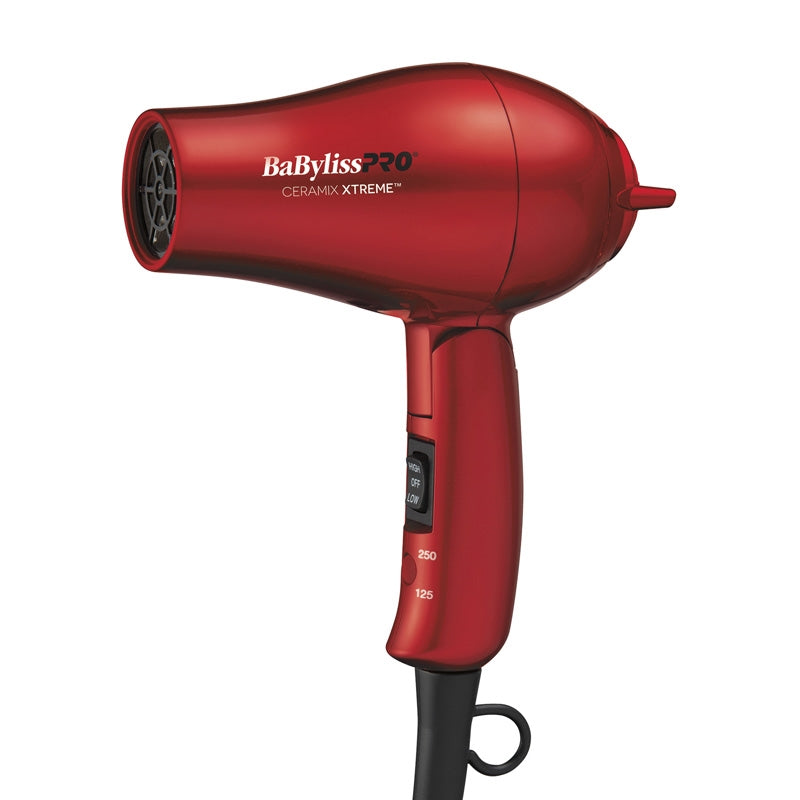 White Smoke BaBylissPRO Ceramix Xtreme Travel Hairdryer