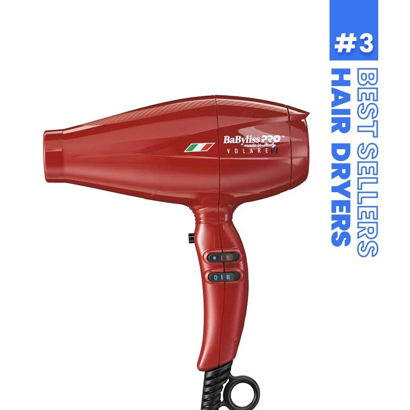 White Smoke BaBylissPRO Volare Ferrari Red Hairdryer