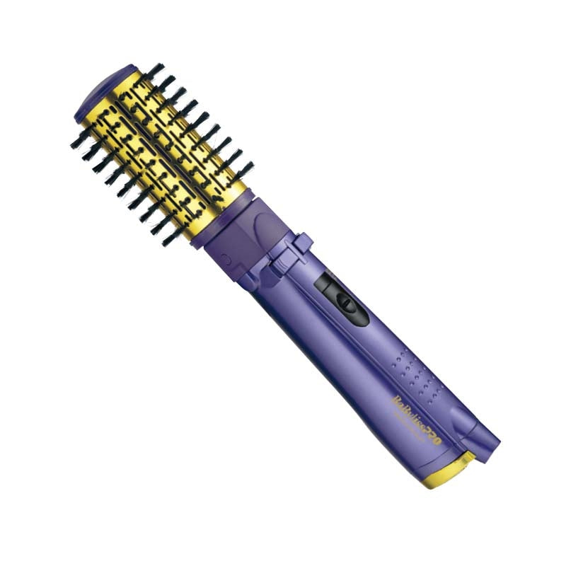 White Smoke BaBylissPRO Wild Orchid Rotating Hot Air Brush 2in