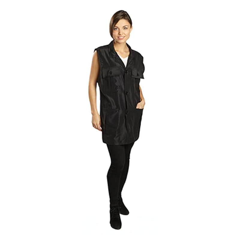 White Smoke BaBylissPRO OneSize Unisex Vest Black