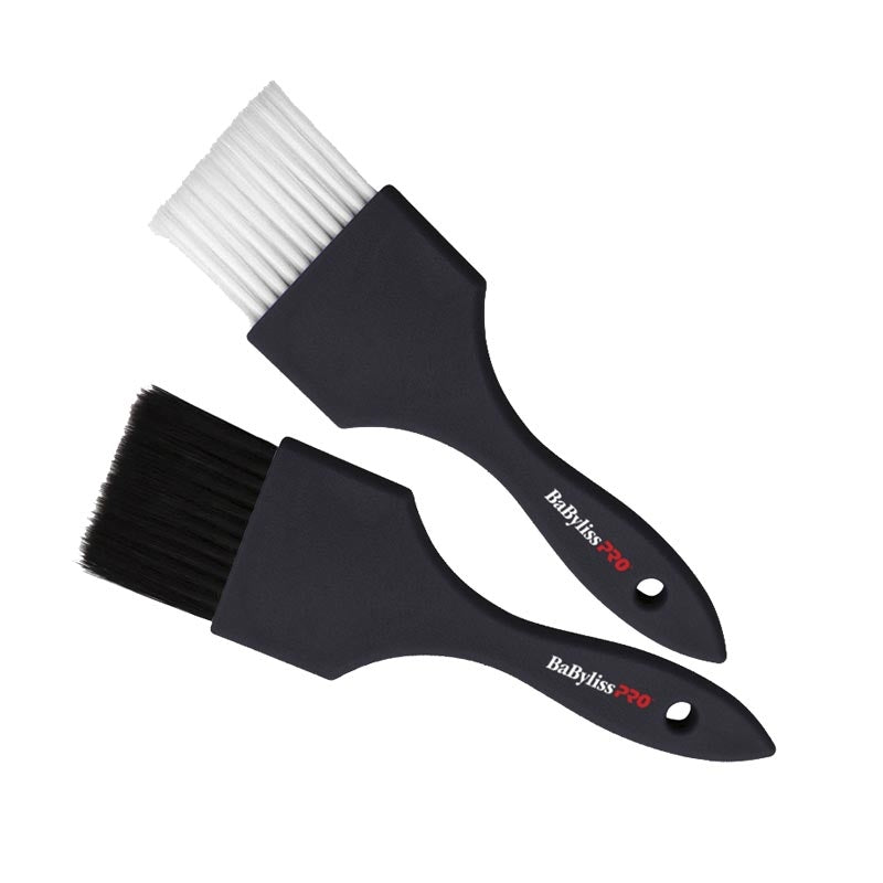 White Smoke BaBylissPRO Painter Style Brush Set 2/pk