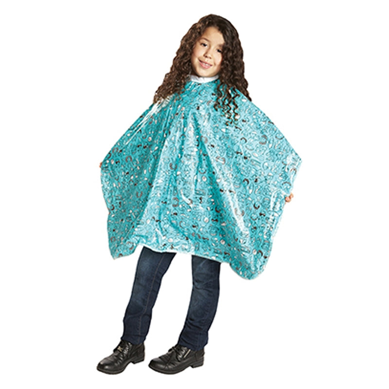 White Smoke BaBylissPRO All Purpose Kiddie Cape Unisex Velcro 36x42