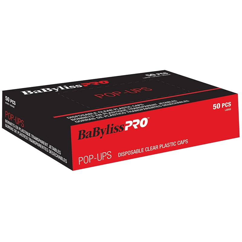 White Smoke BaBylissPRO PopUps Disposable Caps 50/box