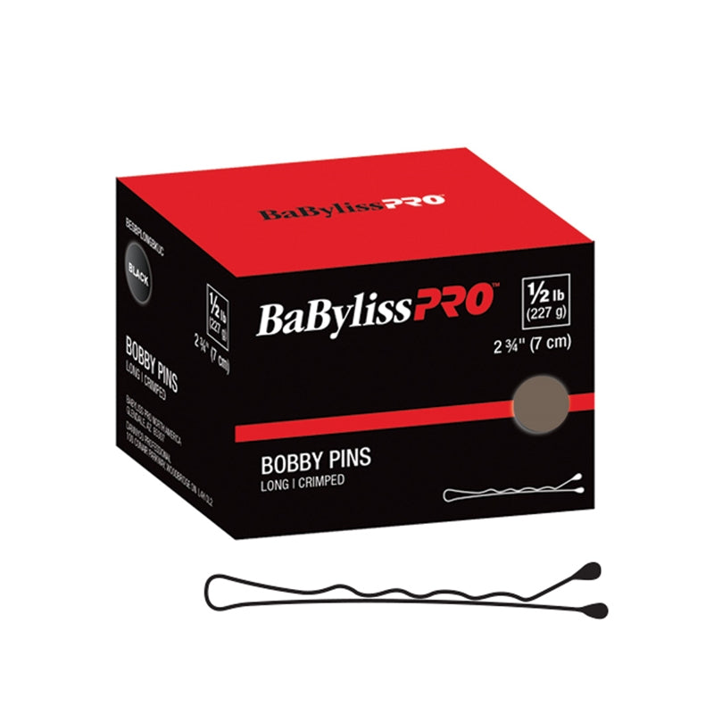 Black BaBylissPRO (34978) 2 3/4 Long Bobby Pin Brown 1/2 lb