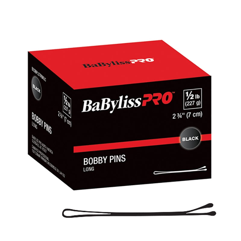 Black BaBylissPRO (34981) 2 3/4 Long Bobby Pin Black 1/2lb