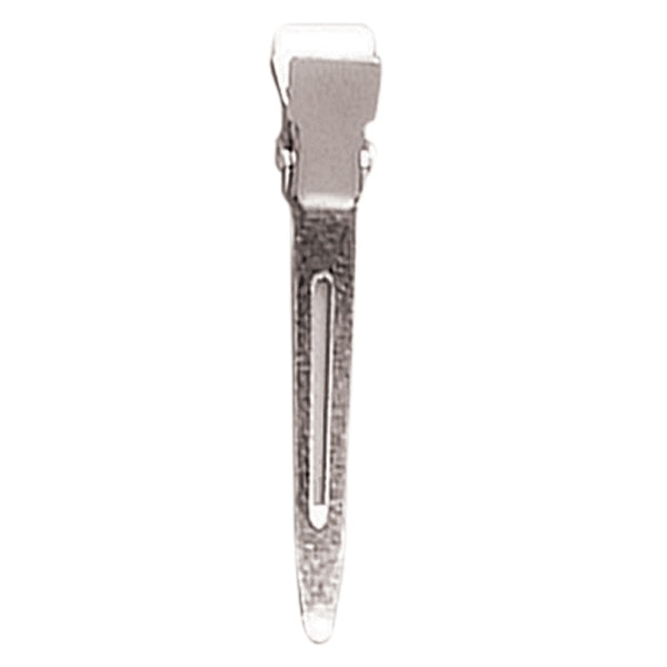 White Smoke BaBylissPRO (34456) Metal Curl Clips Single Prong 80/box