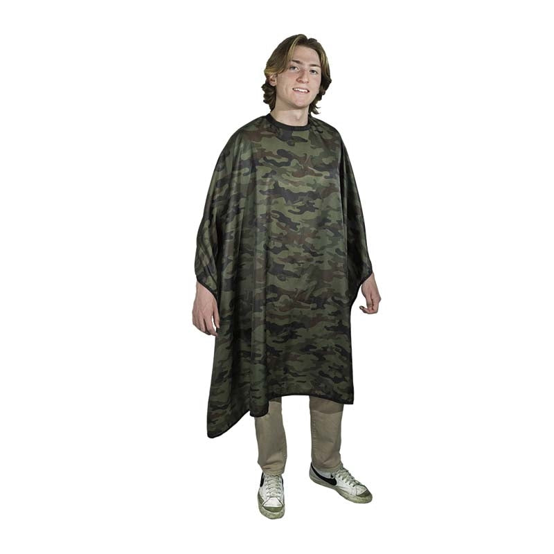 White Smoke BaBylissPRO Deluxe Cutting Cape 54x60 Camo