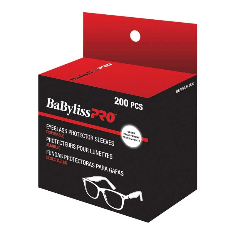 White Smoke BaBylissPRO Eyeglass Disposable Sleeves 200/pcs