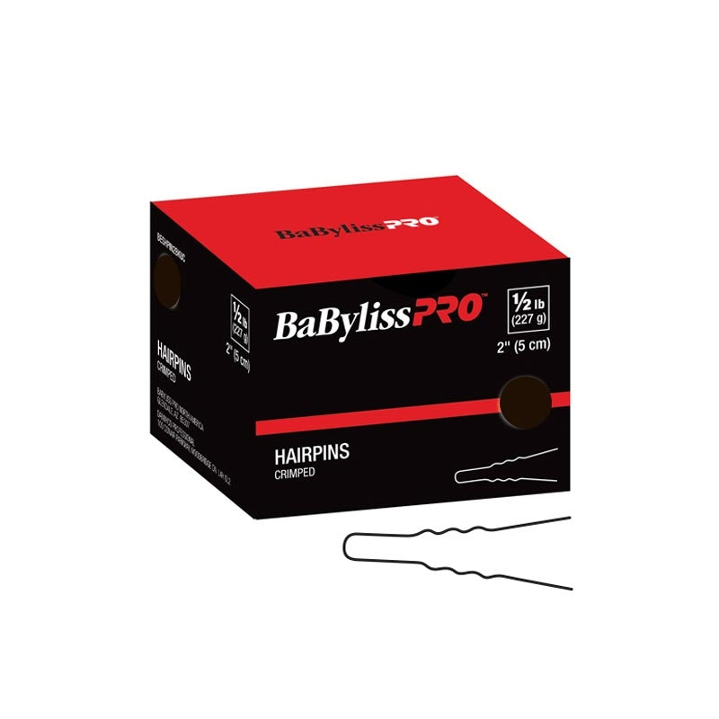 Black BaBylissPRO 2 Crimped Hair Pin Brown 1/2lb