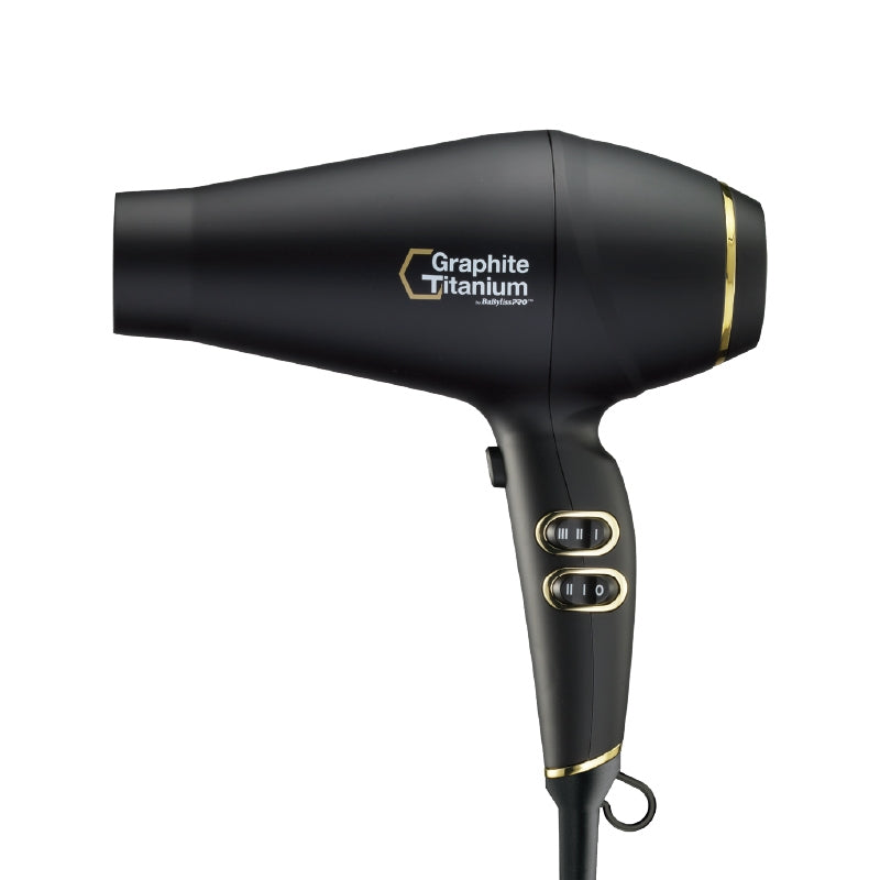 White Smoke BaBylissPRO GXT Graphite Titanium Hairdryer