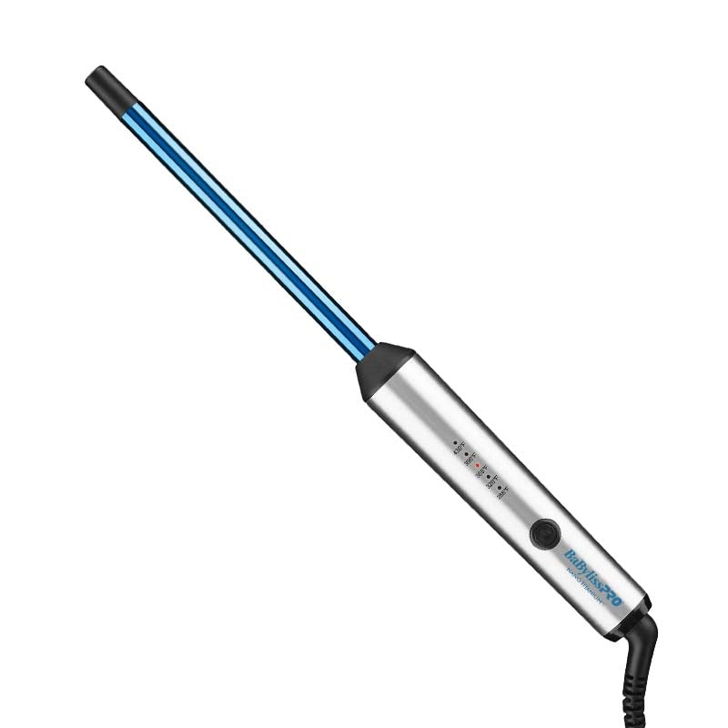 White Smoke BaBylissPRO SuperSlim Curling Wand 0.5in