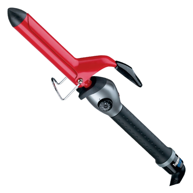 White Smoke BaBylissPRO Tourmaline Spring Curling Iron 3/4in