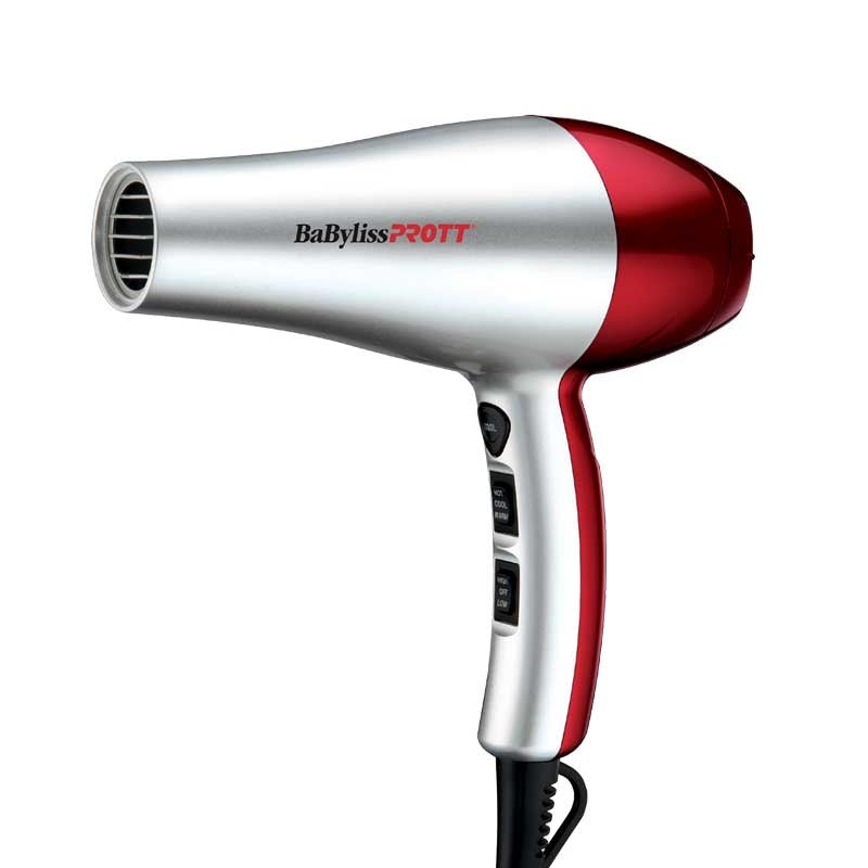 White Smoke BaBylissPRO Brilliance Tourmaline & Ceramic Hairdryer
