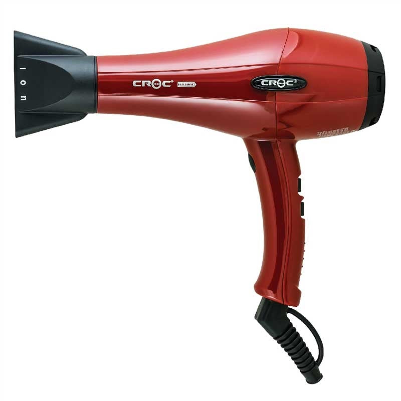 White Smoke Croc Hybrid DC Motor Dryer Red