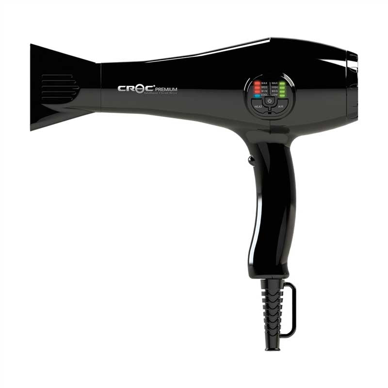 White Smoke Croc Premium IC Motor Dryer Black