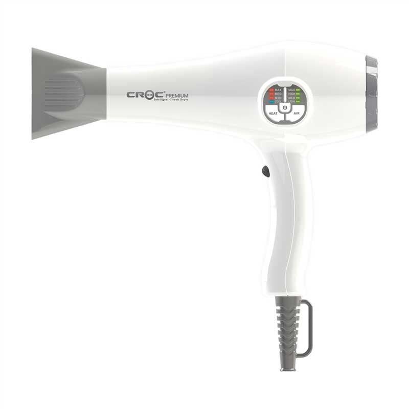 White Smoke Croc Premium IC Motor Dryer White
