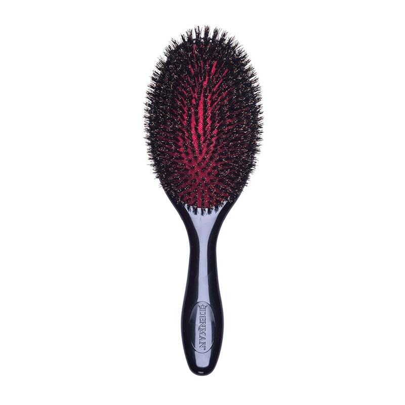 White Smoke Denman Boar Bristle Cushion Brush