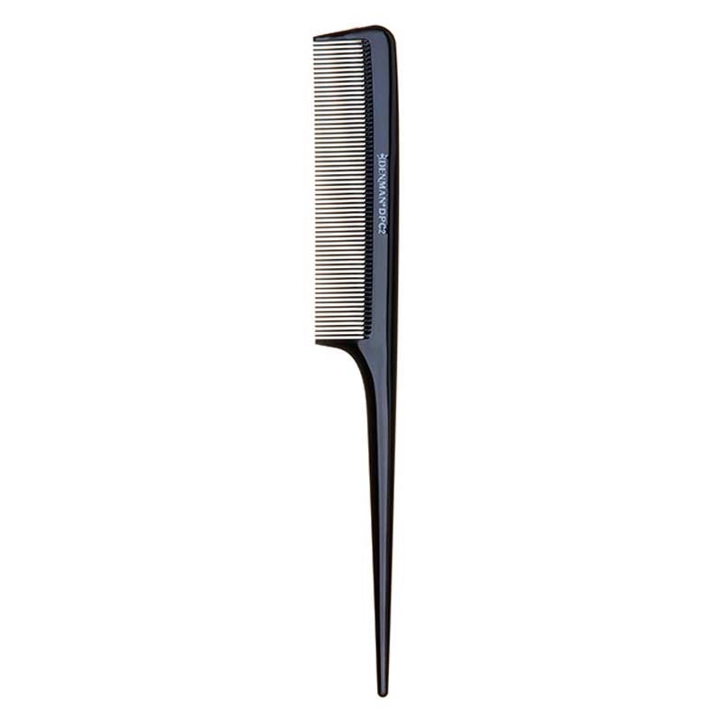 White Smoke Denman Precision Tail Comb Plastic