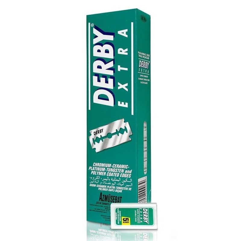 Dark Cyan Derby Double Edge Blades 100/ctn Green
