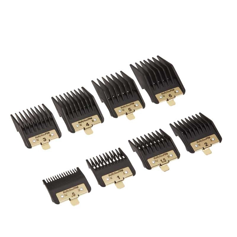 White Smoke BaBylissPRO Premium Guide Set 8pc FX870 & 825