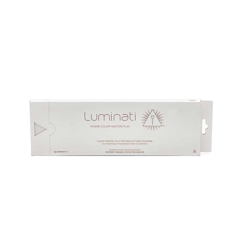 Light Gray Dannyco Luminati Clear PreCut Film 12x3.75 150/box