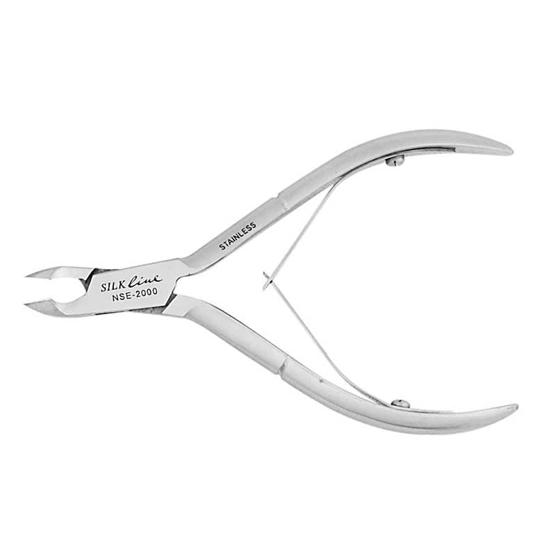 White Smoke Silkline Full Jaw Cuticle Nipper 8mm Blade 4in