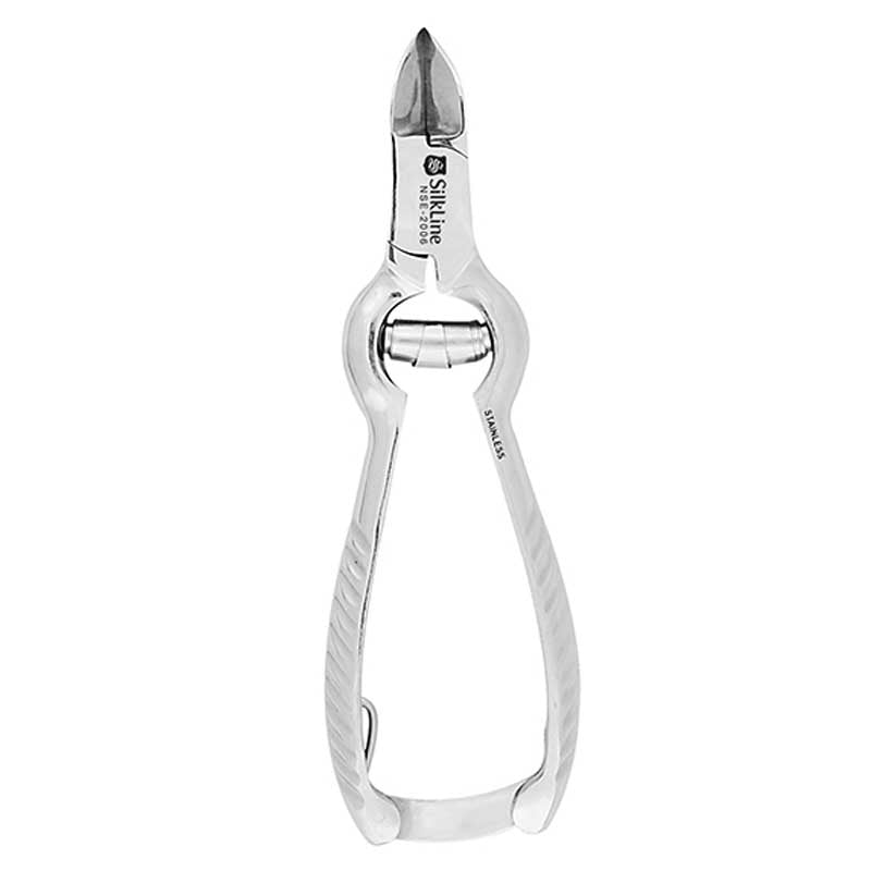 White Smoke Silkline Heavy Duty Toe Nail Nippers with Spring 5.5in