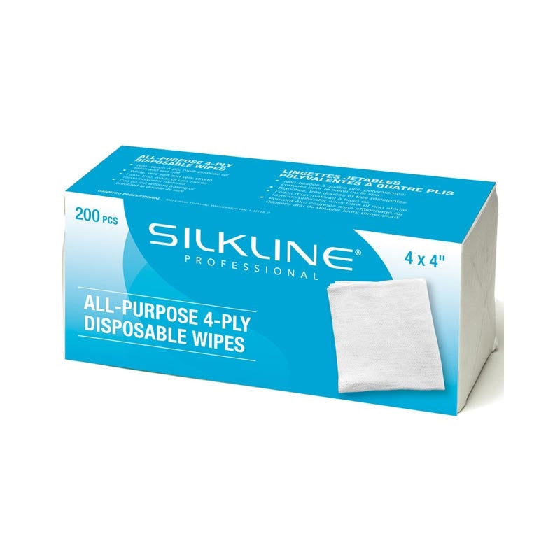 White Smoke Silkline All Purpose Disposable Wipes 4x4