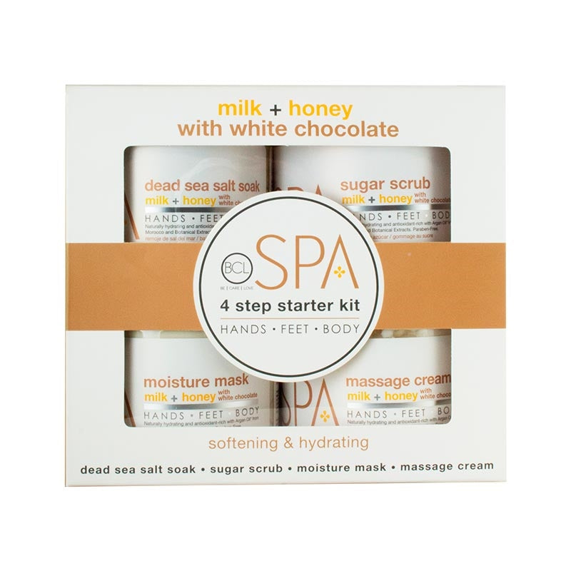 Lavender BCL Spa Milk and Honey White Chocolate Starter Kit 16oz