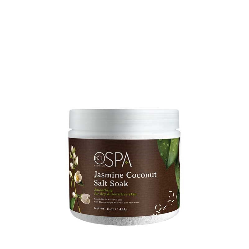 Dark Slate Gray BCL Spa Jasmine Coconut Salt Soak 16oz