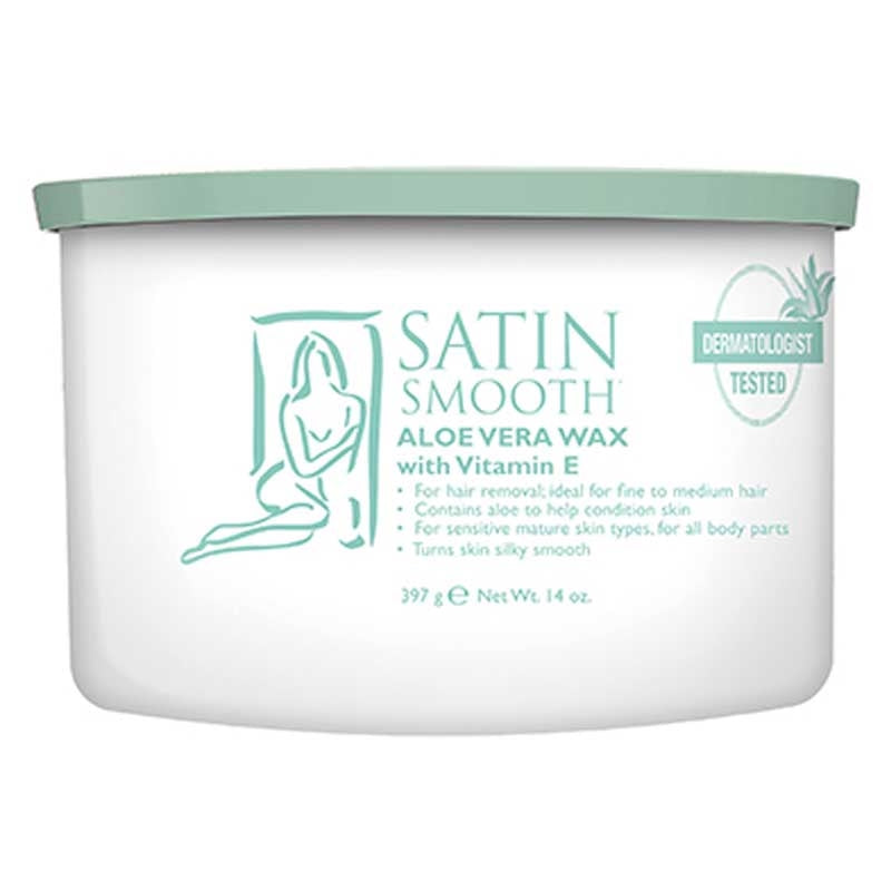 White Smoke Satin Smooth Aloe Vera Cream Wax 14oz
