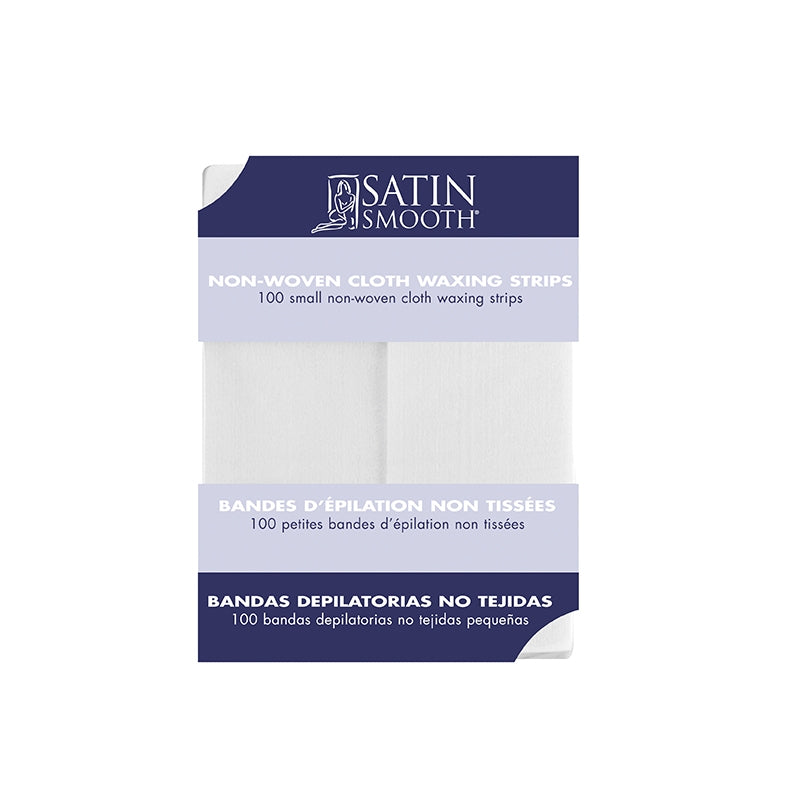 Lavender Satin Smooth NonWoven Cloth Waxing Strips Small 100/pcs