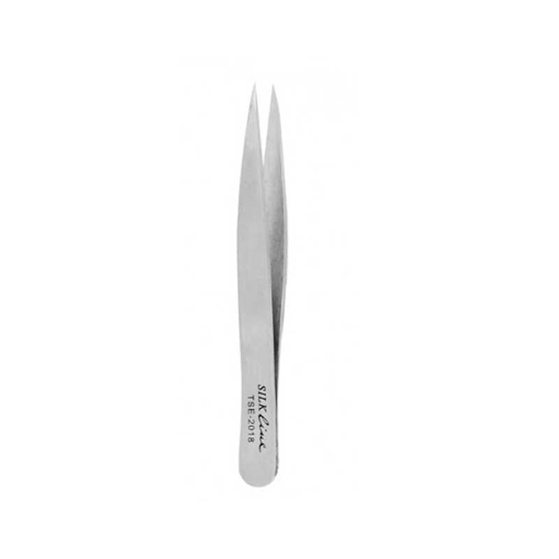 Gray Silkline Pointed Tip Tweezer