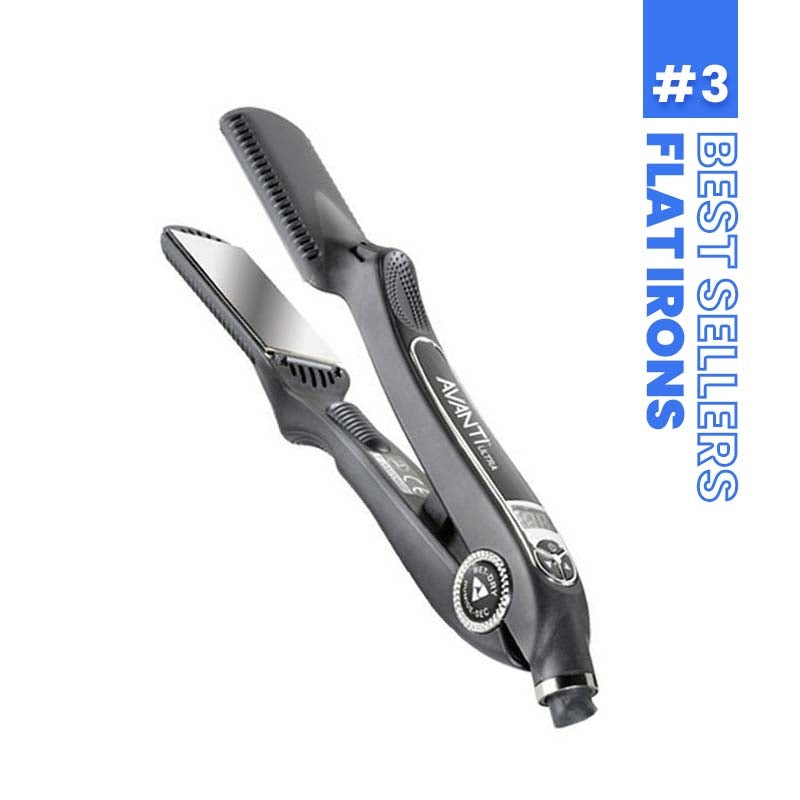 White Smoke Avanti Wet To Dry NanoTitanium Flat Iron 13/8in