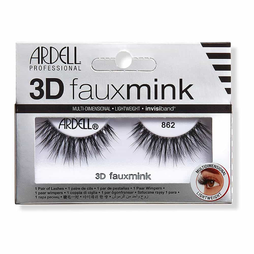 Light Gray Ardell 3D Fauxmink Lashes 1 Pair - 862 Black 32515