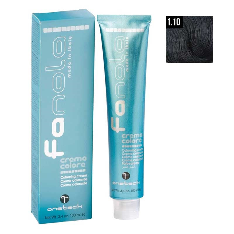 White Smoke Fanola 1.10 Ash Blue Black 100ml