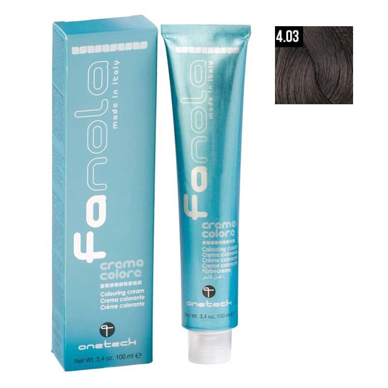 White Smoke Fanola 4.03 Natural Warm Medium Chestnut 100ml