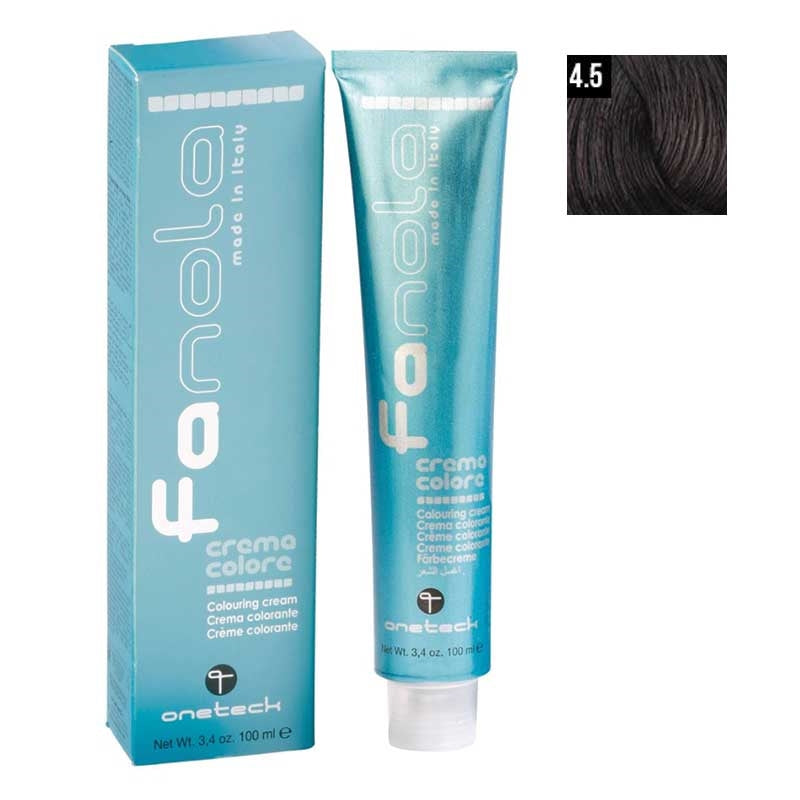 White Smoke Fanola 4.5 Mahogany Medium Chestnut 100ml