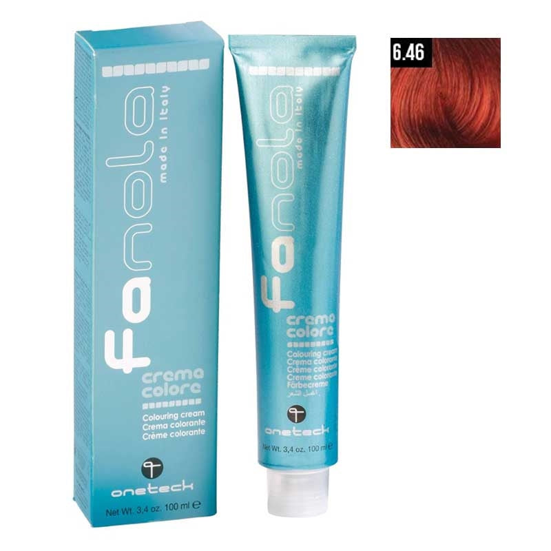 White Smoke Fanola 6.46 Copper Red Dark Blonde 100ml
