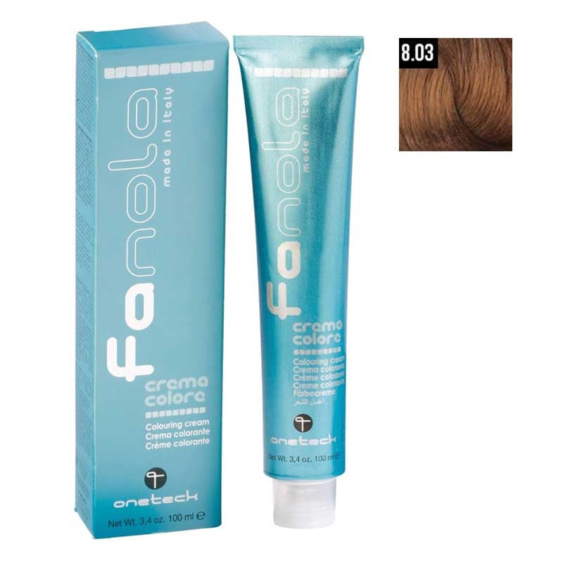 White Smoke Fanola 8.03 Natural Warm Light Blonde 100ml