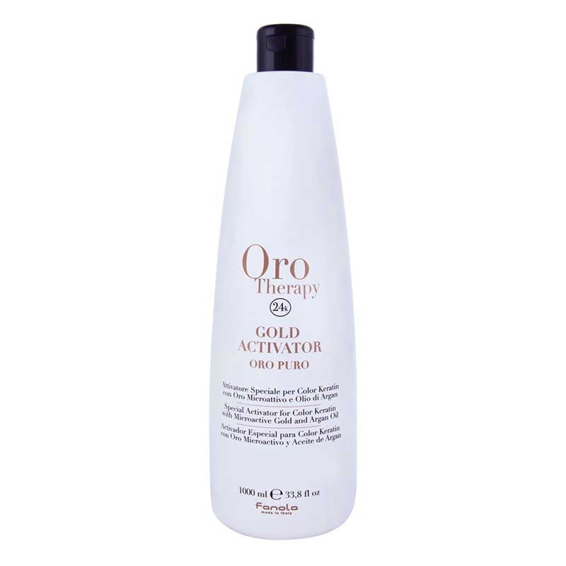 Light Gray Fanola Oro Therapy Gold Activator 20V 1L
