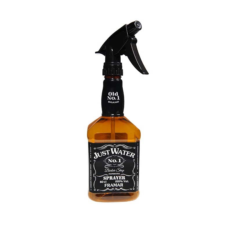 White Smoke Framar Jacked Up Spray Bottle Black